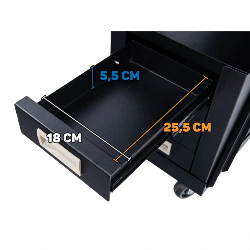 Carrinho de Soldadura com Pega e 4 Gavetas - 10