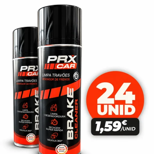 Caixa 24 Sprays Limpeza de Travões PRX Tools 500ml