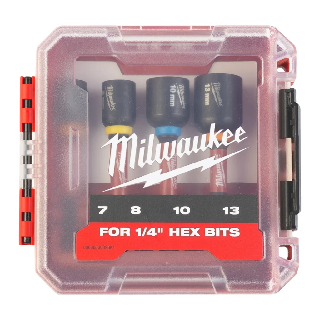Chaves de caixa com haste 1/4" SHOCKWAVE™ Impact Duty™ Milwaukee