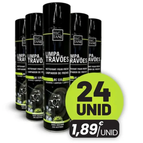 Caixa 24 Limpeza Travões - Brake cleaner Tectane 600ml