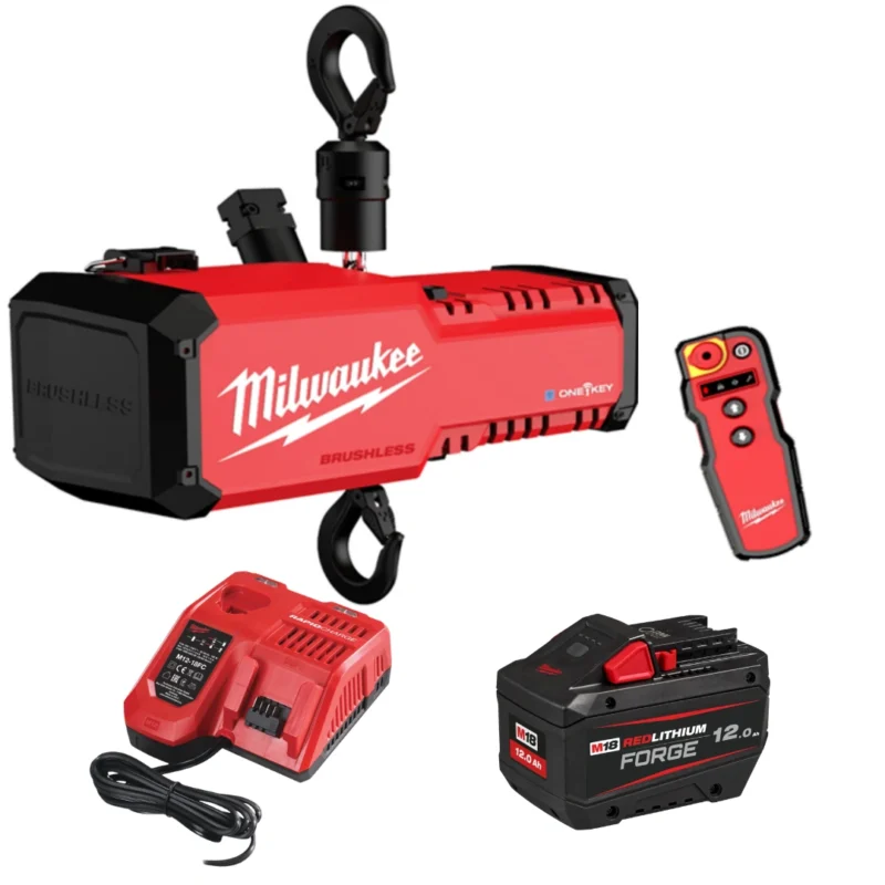 Guincho de Corrente de 1T com Motor s_escovas ONE-KEY - Milwaukee