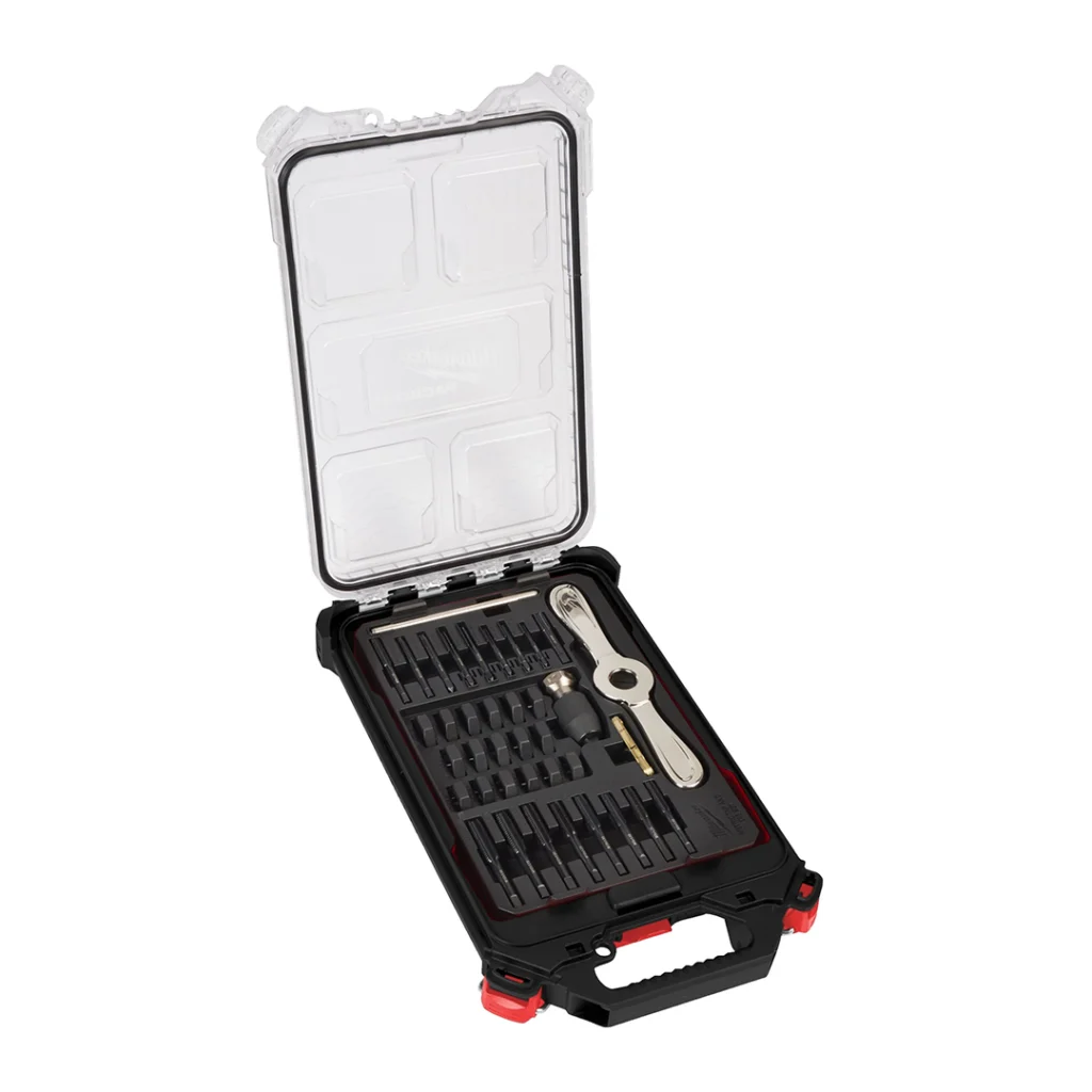 PACKOUT™ Jogo machos e caçonetes em organizador Milwaukee (38PCS)
