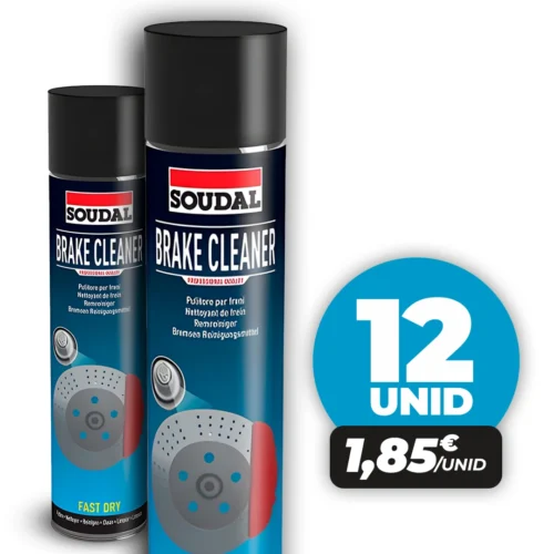 Caixa 12 Limpeza Travões - Brake cleaner Soudal 600ml