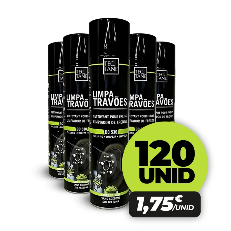 Caixa 120 Limpeza Travões - Brake cleaner Tectane 600ml