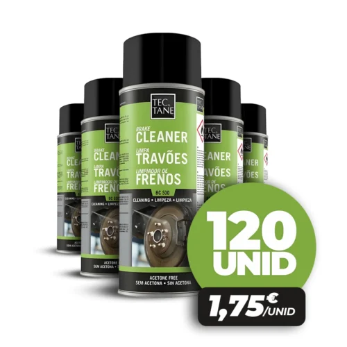 Caixa 120 Sprays Limpeza Travões 500ml - Tectane