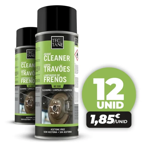 Caixa 12 Sprays Limpeza Travões 500ml - Tectane