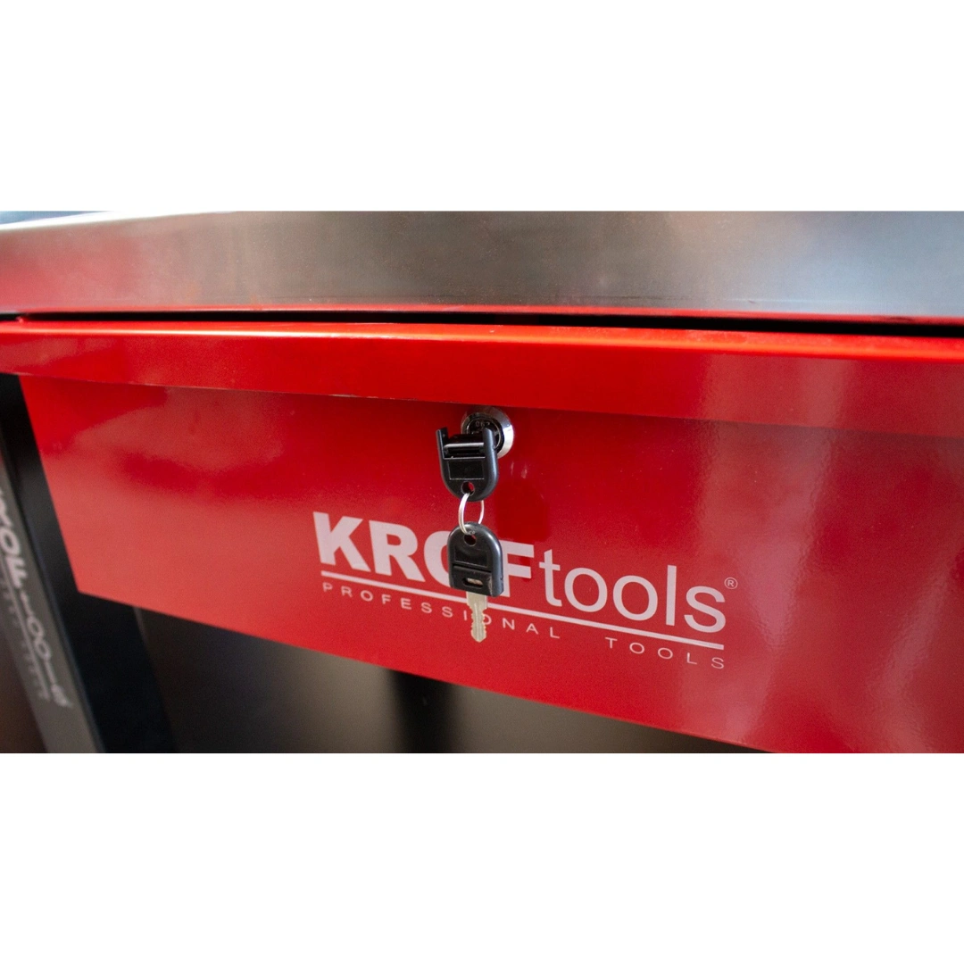 Bancada de trabalho com 2 metros e 2 gavetas - KROFtools - 5