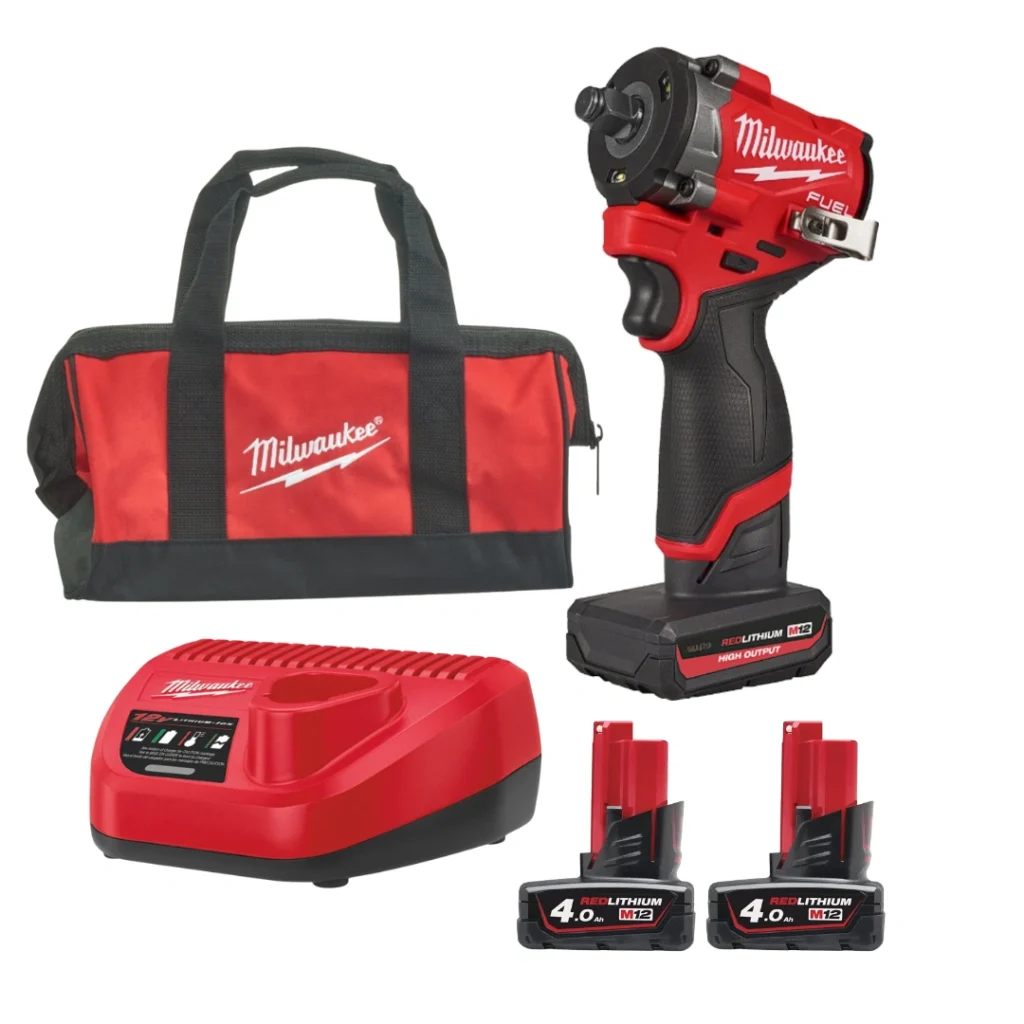 Chave de Impacto 1_2 M12 FUEL™ - Pack 4.0 - Milwaukee