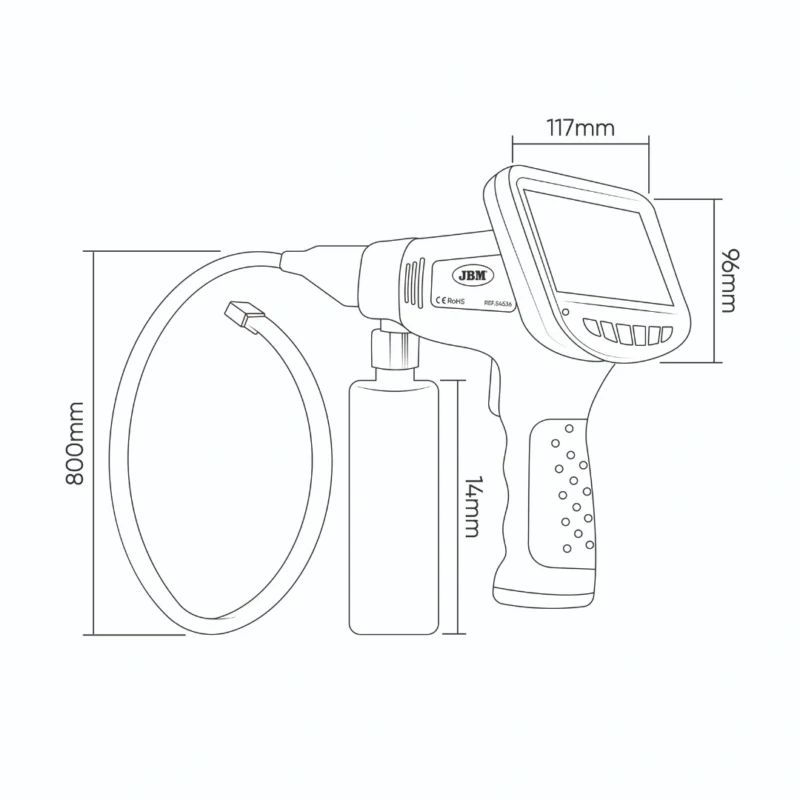 Endoscópio para Limpeza de Ar Condicionado - JBM - 2