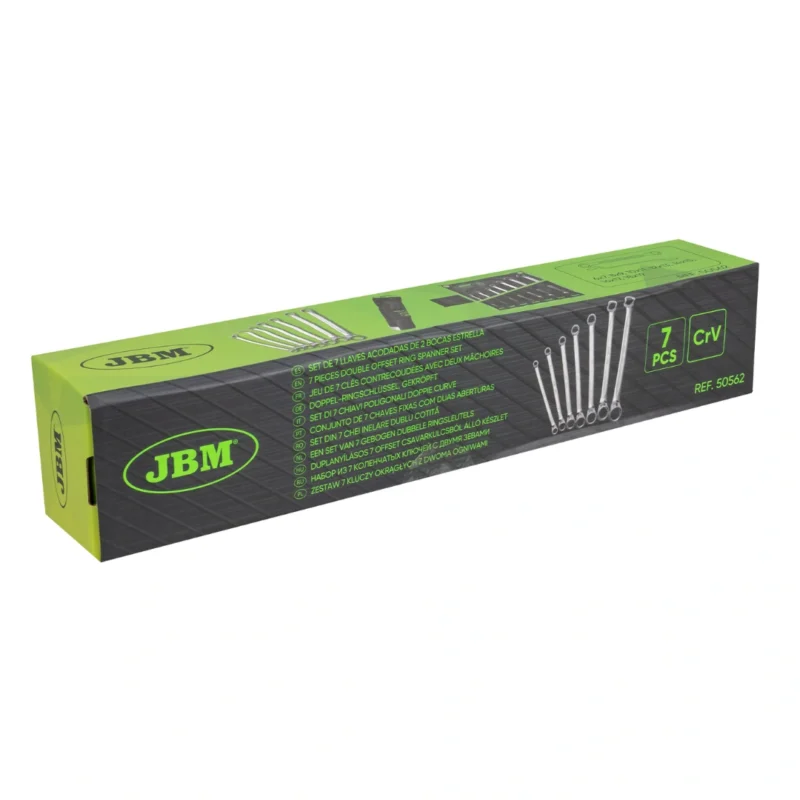 Conjunto de 7 Chaves Fixas com 2 Aberturas - JBM - 3