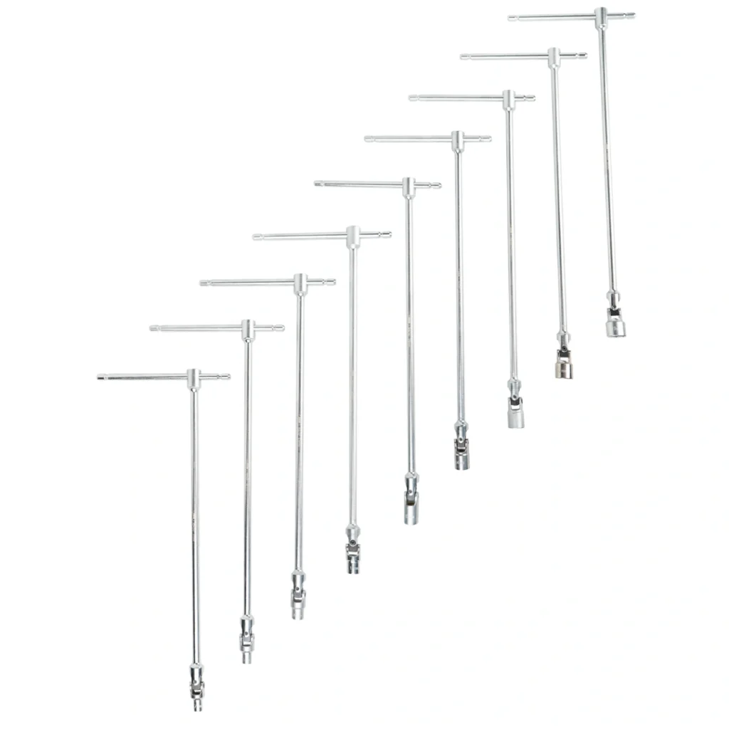 Conjunto de 9 Soquetes com Cabo em T - JBM