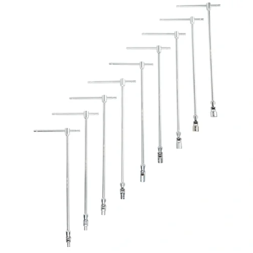 Conjunto de 9 Soquetes com Cabo em T - JBM