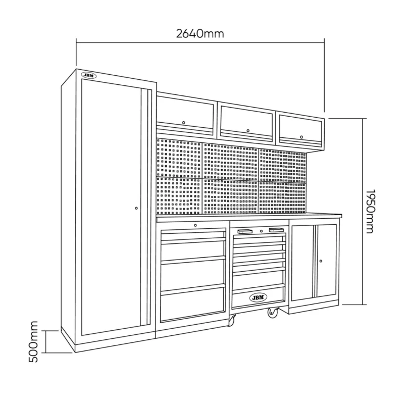 Conjunto de Móveis Modulares 24 Peças - Completo - 3