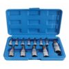 JOGO 12 CHAVES TORX 5 QUINAS COM FURO 1/4" E 3/8"