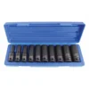 Jogo de 10 Chaves de Impacto 1_2'' (10 a 24mm) Longas – Cr-Mo