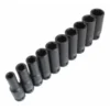 Jogo de 10 Chaves de Impacto 1_2'' (10 a 24mm) – Cr-Mo - 1