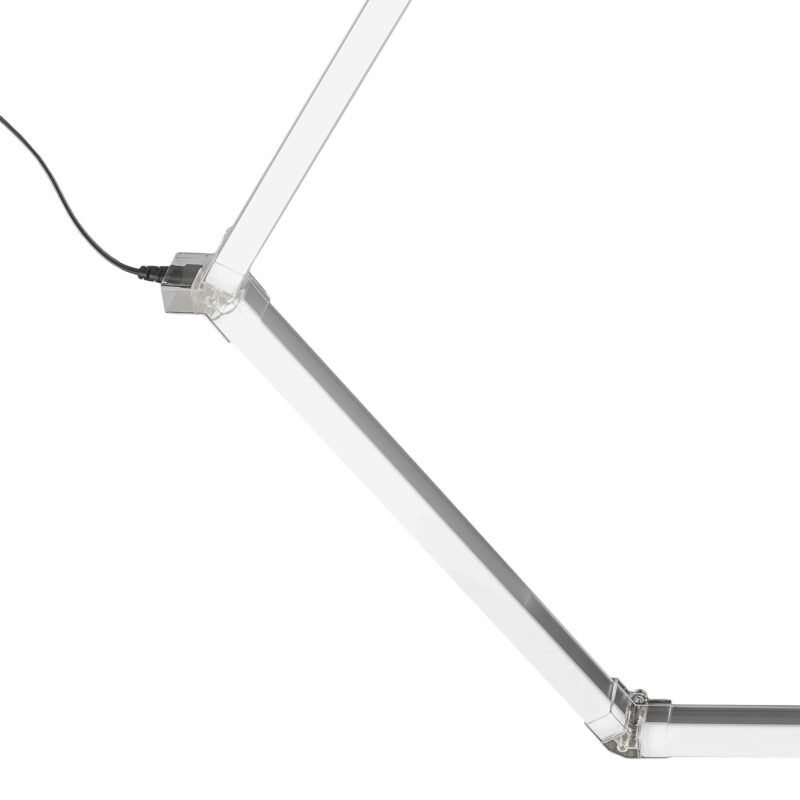 Conjunto de luzes hexagonais em LED para teto - 83.640 Lumens