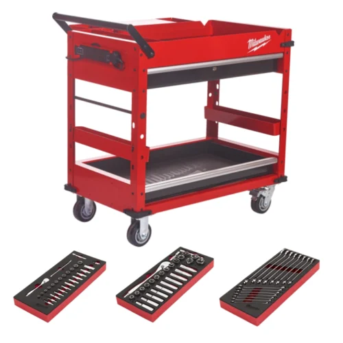 Carro de Apoio Industrial TOOLGUARD™ 102cm + 3 Espumas de Ferramentas - MILWAUKEE