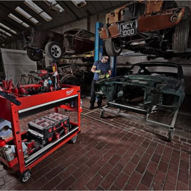 Carro de Apoio Industrial TOOLGUARD™ 102cm + 3 Espumas de Ferramentas - MILWAUKEEmentas - MILWAUKEE