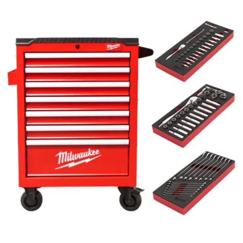 Carro de Ferramentas TOOGUARD™ 7 Gavetas + 3 Espumas de Ferramentas - MILWAUKEE
