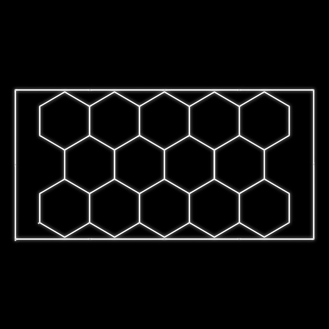 Conjunto de Candeeiros de Tecto Hexagonais - 1