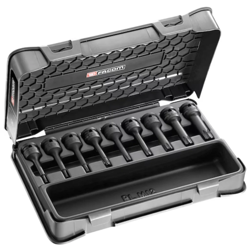 Jogo 9 Chaves de Caixa Torx Longas de Impacto 1_2'' - FACOM