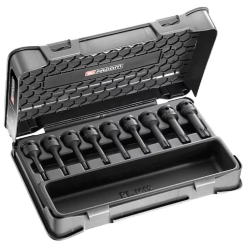 Jogo 9 Chaves de Caixa Torx Longas de Impacto 1_2'' - FACOM