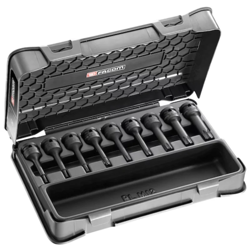 Jogo 9 Chaves de Caixa Torx Longas de Impacto 1_2'' - FACOM