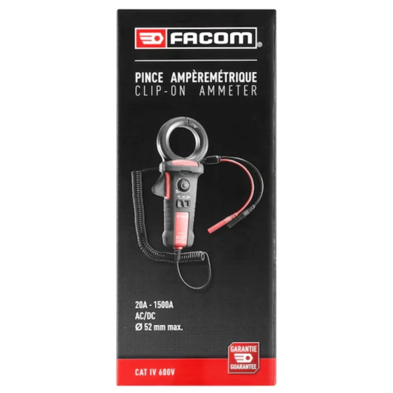 Pinça Amperimétrica 1500A CAT IV 600V – 52 mm - FACOM - 1
