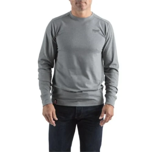 Sweatshirt Cinzenta Híbrida Cinzenta MILWAUKEE® – Mobilidade, Conforto e Estilo no Trabalho