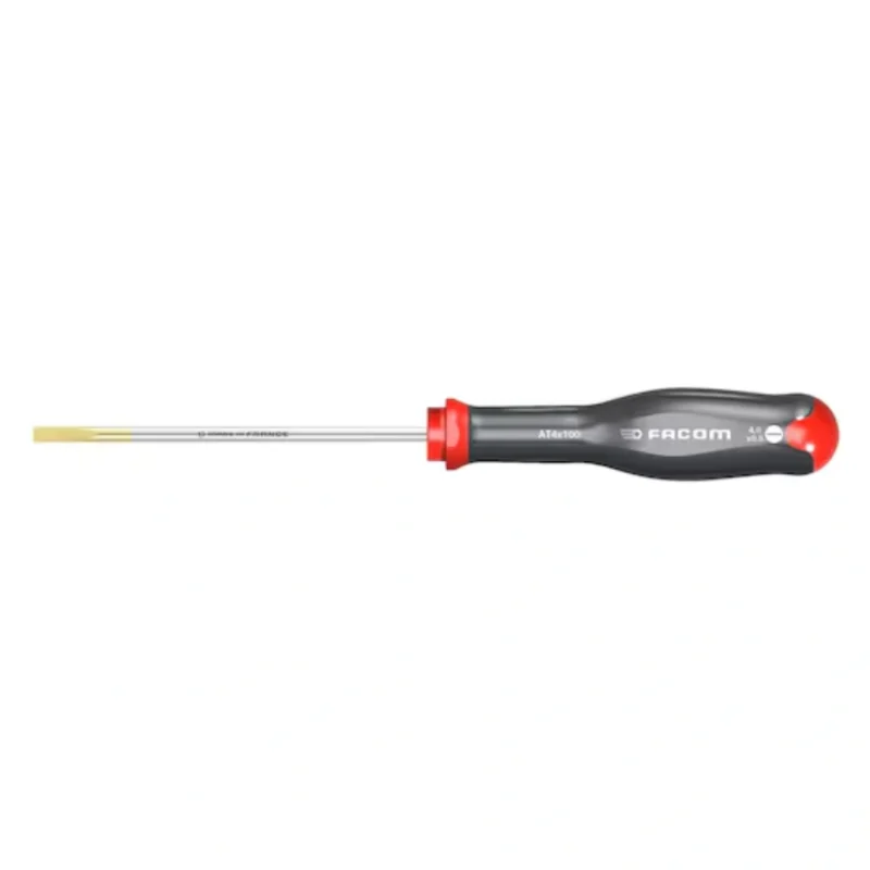 Chave de Fendas PROTWIST® Ranhurada 4x100 mm com Lâmina Fresada – FACOM