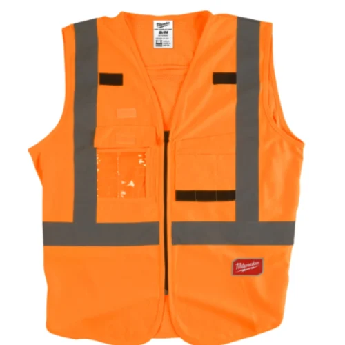 Colete Amarelo de Alta Visibilidade com 10 Bolsos (2)