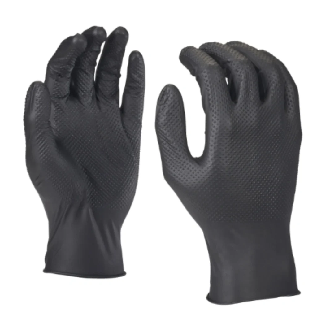 Luvas Descartáveis de Nitrilo Grip - 50 uni