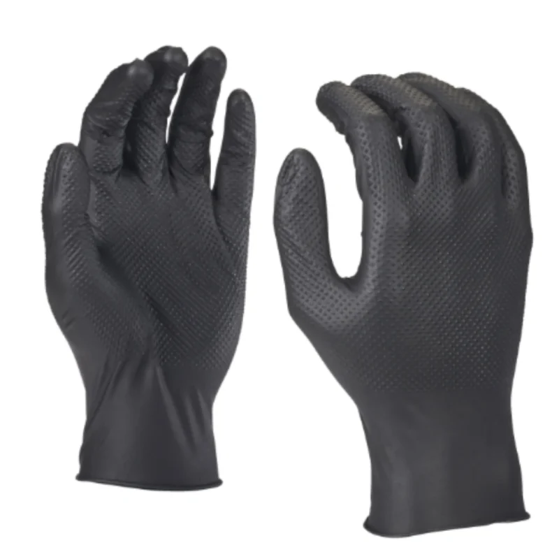 Luvas Descartáveis de Nitrilo Grip - 50 uni