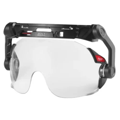 Visor BOLT™ – Proteção Panorâmica e Compatibilidade Total com Capacetes Milwaukee