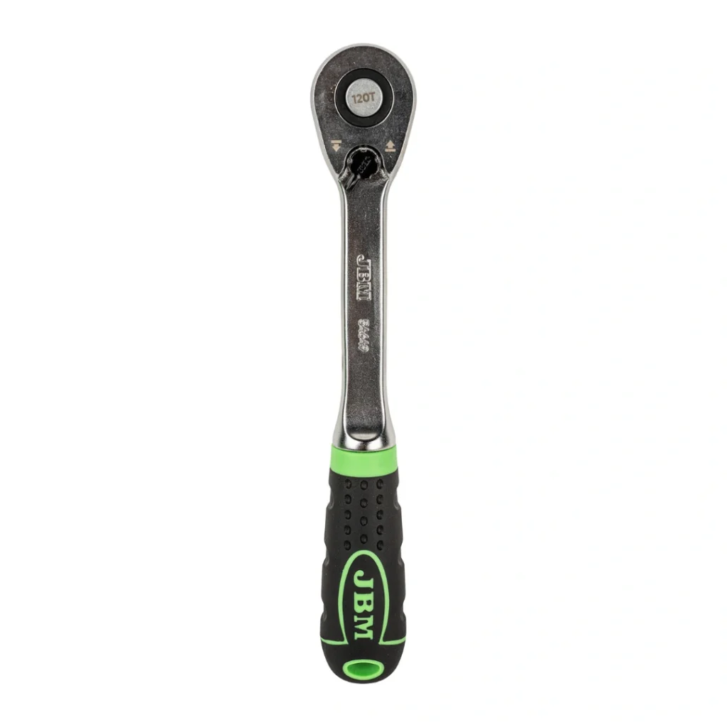 Chave de Roquete 1_2'' de Alto Torque 900Nm com Cabeça de 120 Dentes - JBM