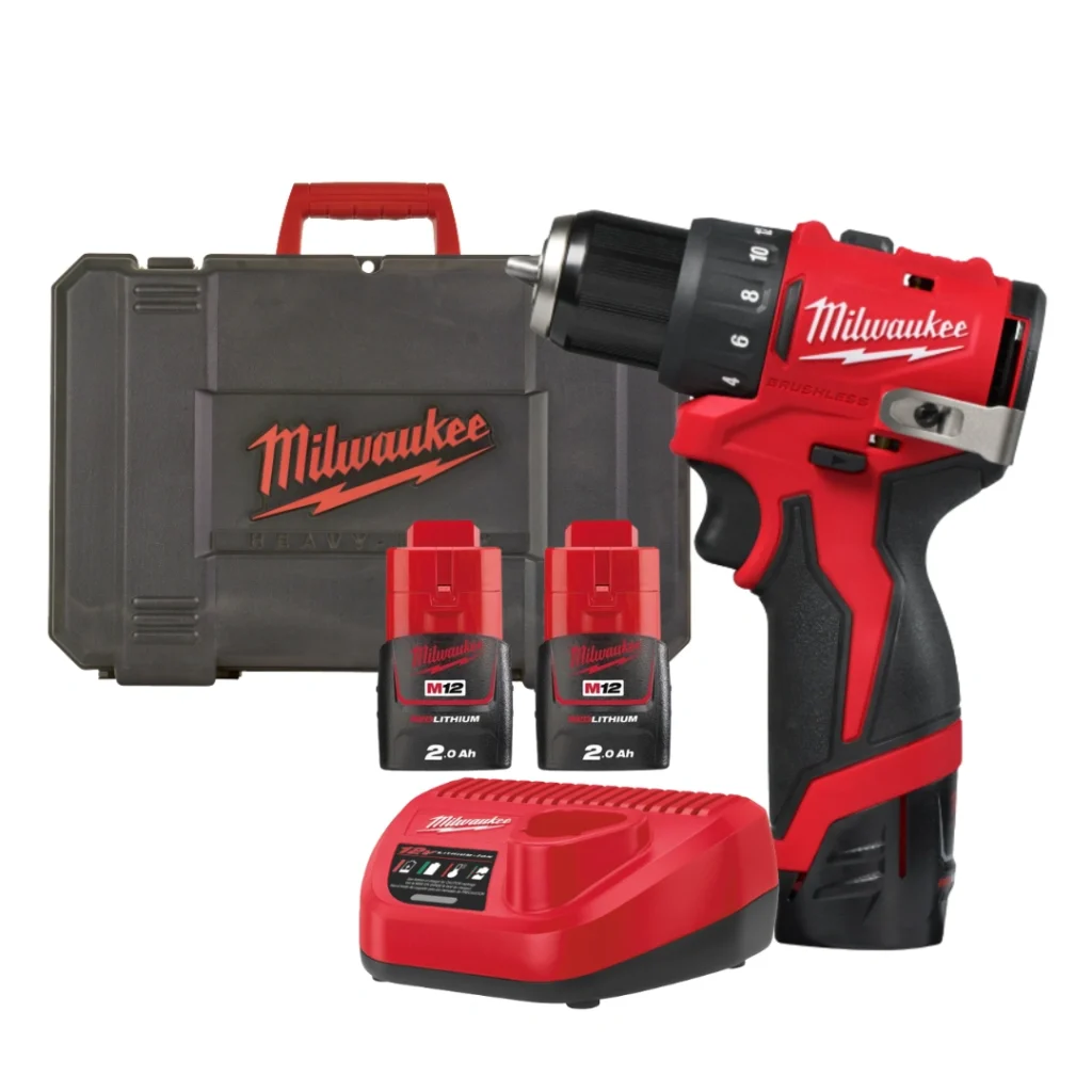 Pack Berbequim aparafusador subcompacto M12 BLDDRC-202C - Milwaukee