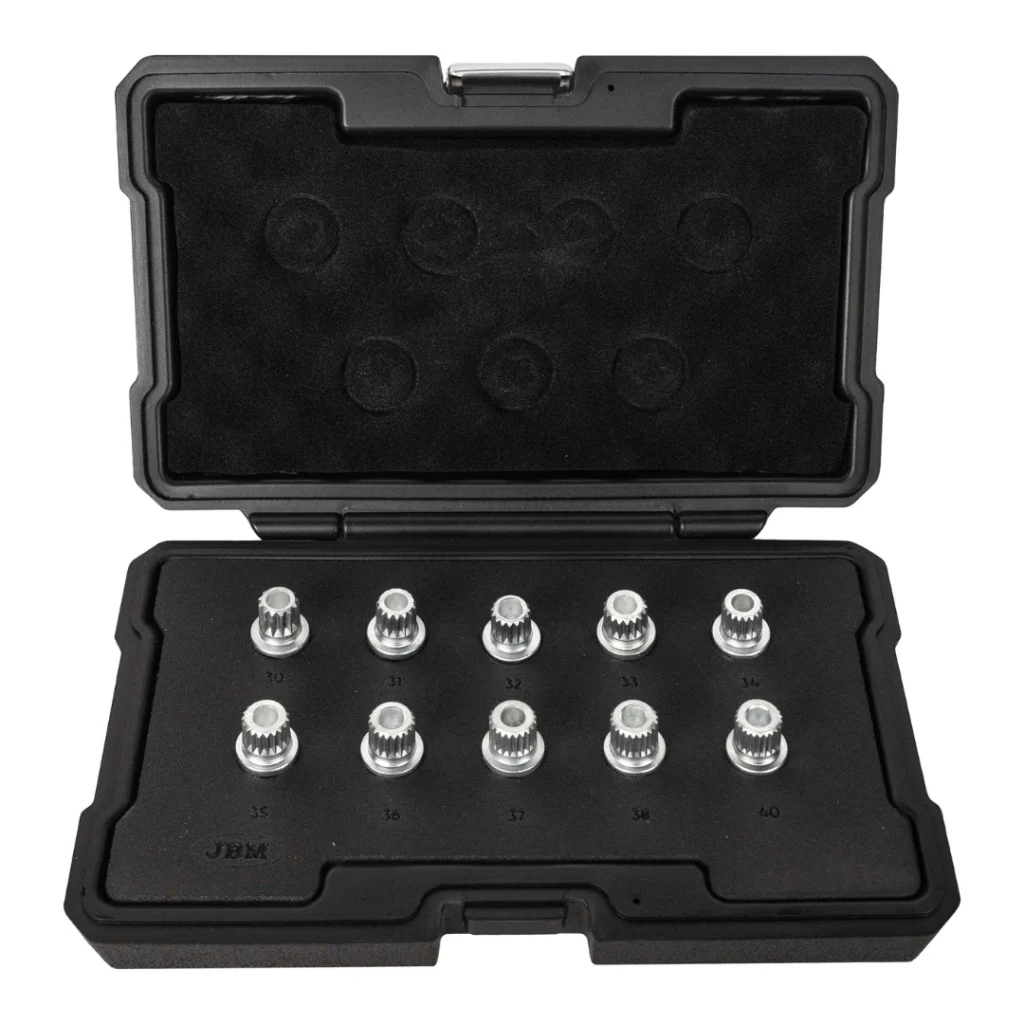 Conjunto de 10 Chaves de Soquete para Parafusos de Bloqueio de Roda para BMW - JBM
