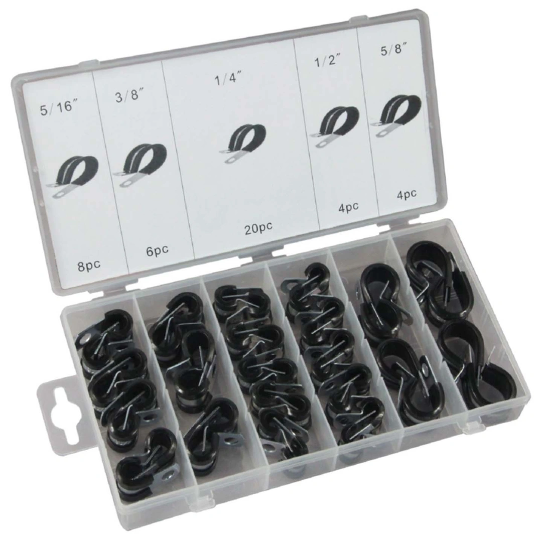 Conjunto de Grampos de Borracha 42Pcs - JBM