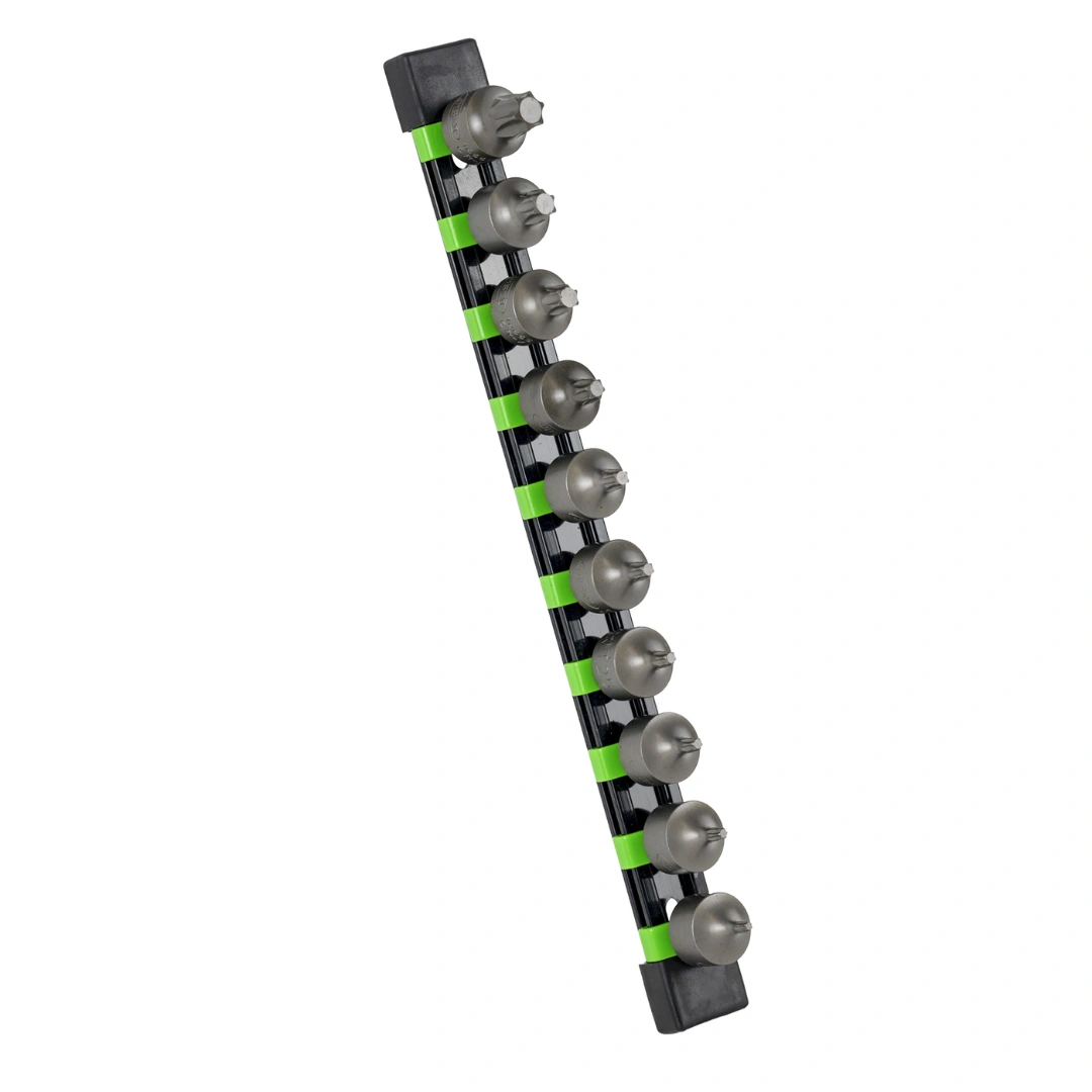 Conjunto JBM de 10 Pontas Torx Curtas com Soquete 3_8
