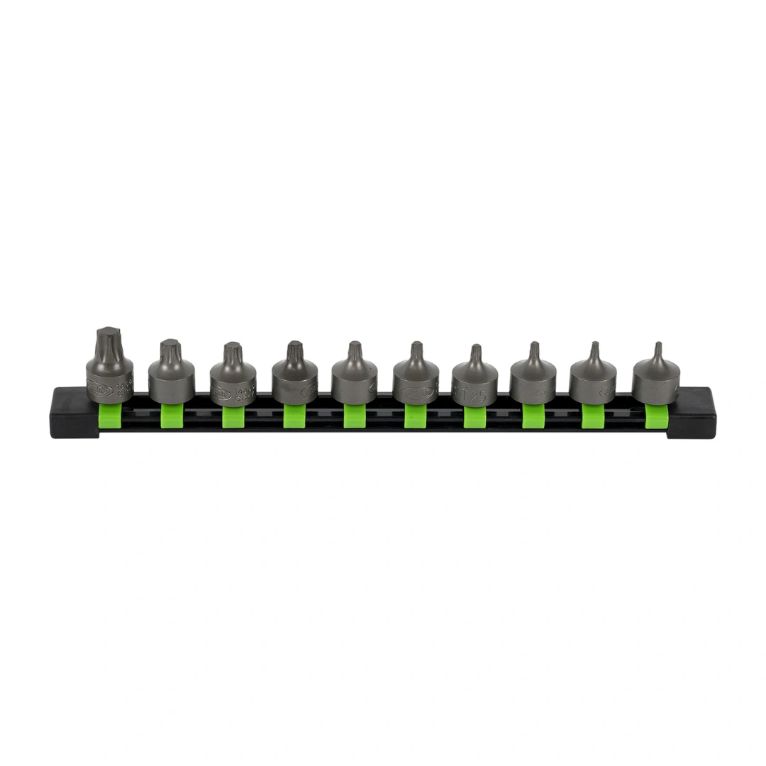 Conjunto JBM de 10 Pontas Torx Curtas com Soquete 3_8_ -1