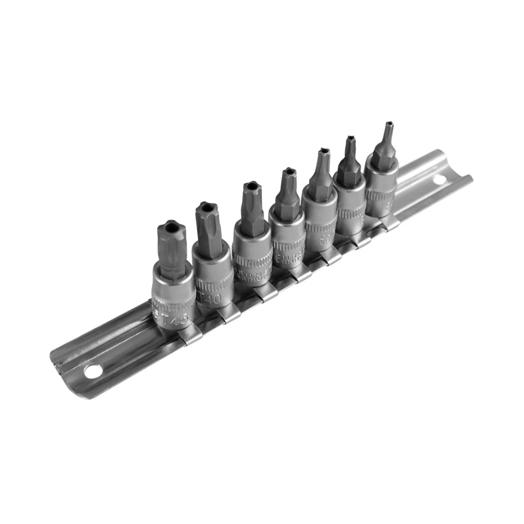 Conjunto JBM de 7 Pontas TS Invioláveis de 5 Dentes com Soquete 1_4_ -1