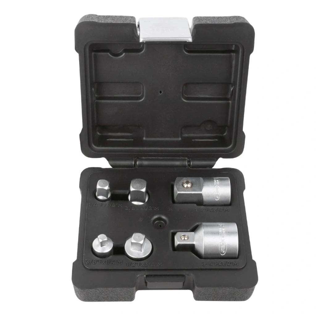 Mini Conjunto JBM de 6 Adaptadores 1_4_ - 3_8_ - 1_2_ e 3_4