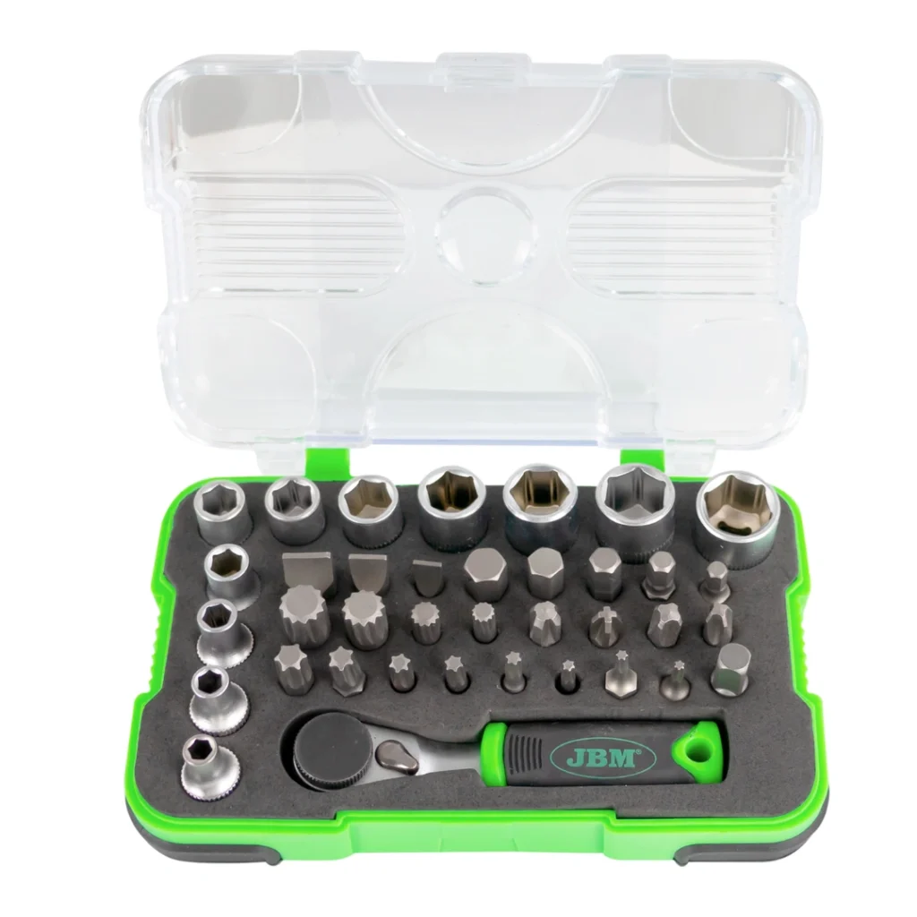 Mini Estojo - JBM de 37 Pontas e Soquetes com Catraca 1_4