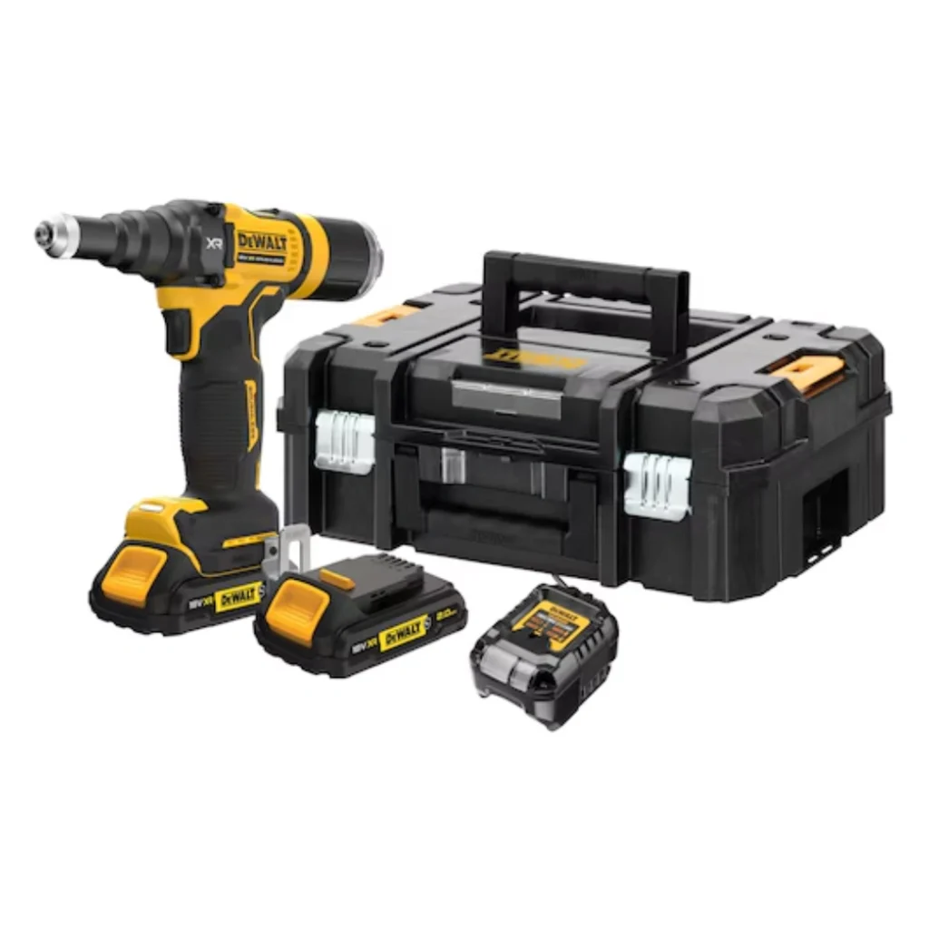 Rebitadora sem Escovas XR 18V 4.8mm com 2 baterias - DeWALT