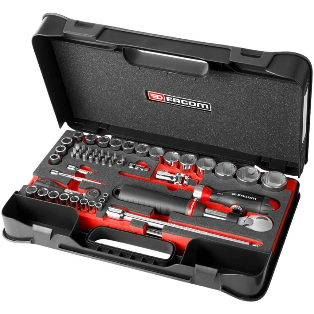 Conjunto Chaves de Caixa OGV®GRIP e Acessórios 1/4 e 1/2 - FACOM
