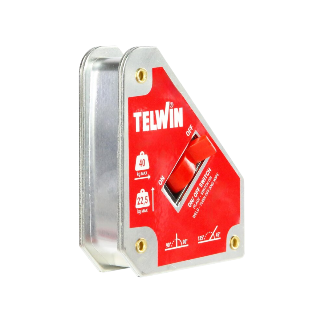 Suportes Magnéticos Telwin com Interruptor - 40 Kilos 2
