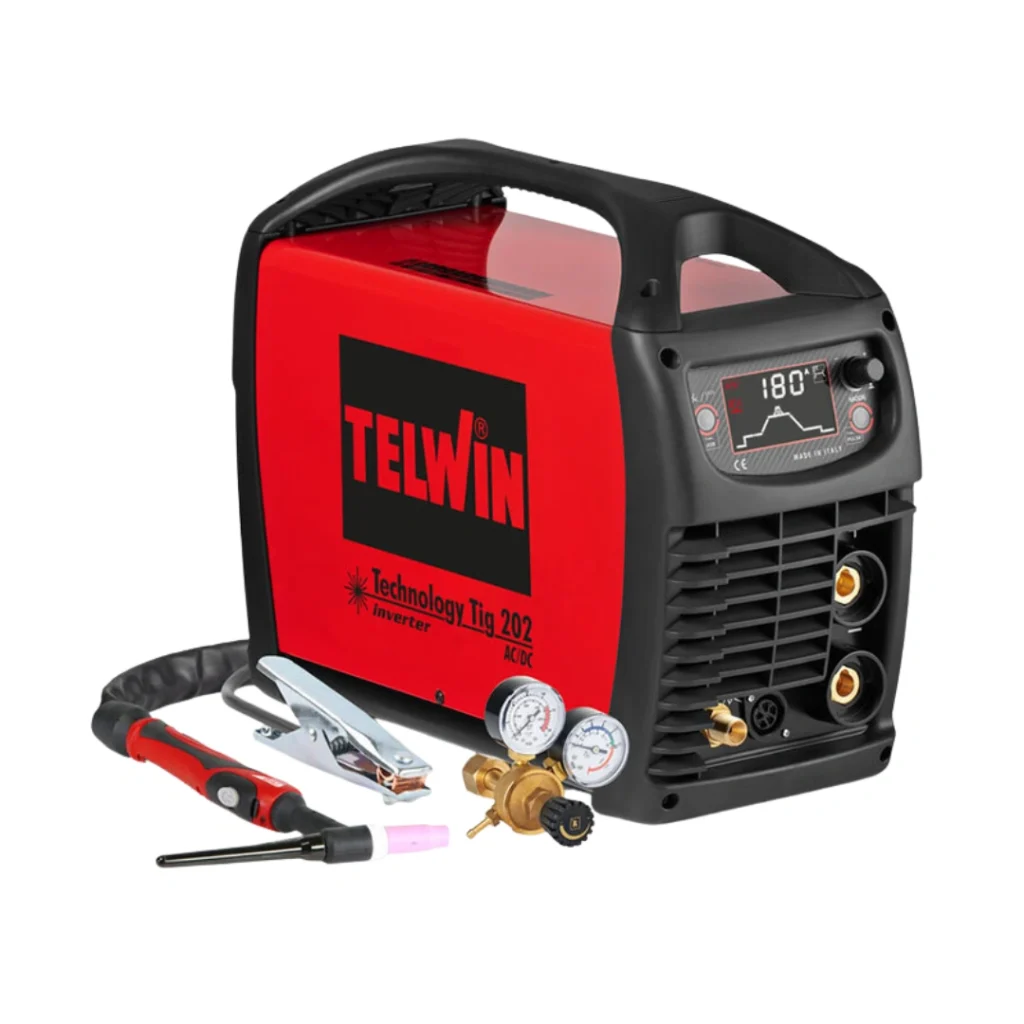 Máquina Soldar Inverter TELWIN Technology Tig 202 AC/DC-HF/Lift VRD