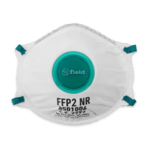 Máscara Descartável FFP2 Com Válvula Pack 10 unidades - FIELD