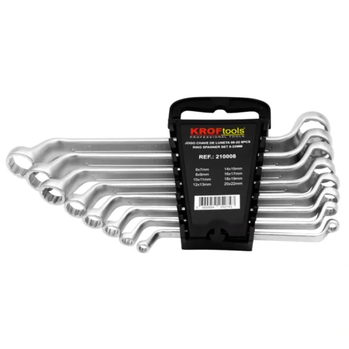 Jogo de Chaves de Luneta Dupla 8 Peças (6-22mm) - Kroftools